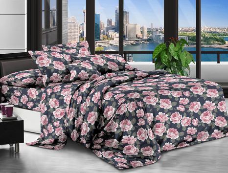 Двоспальний набір постільної білизни 180*220 із полікотону №204764 Черешенька™