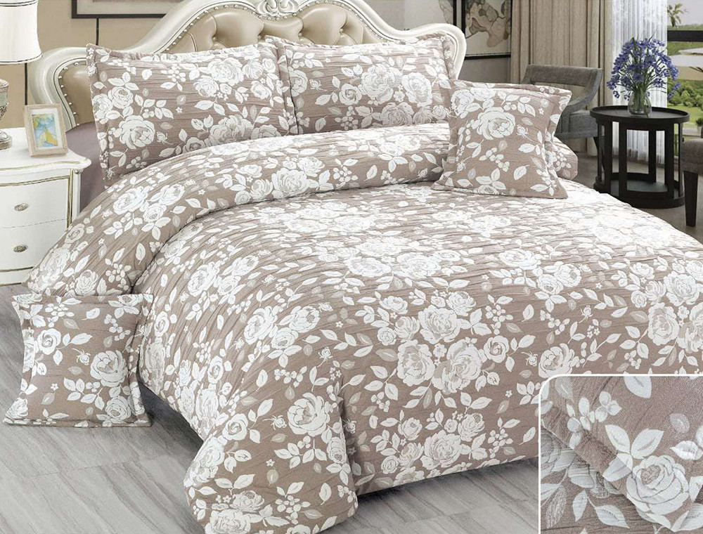 Евро макси набор постельного белья 200*230 из Муслина №600-10 Черешенка™