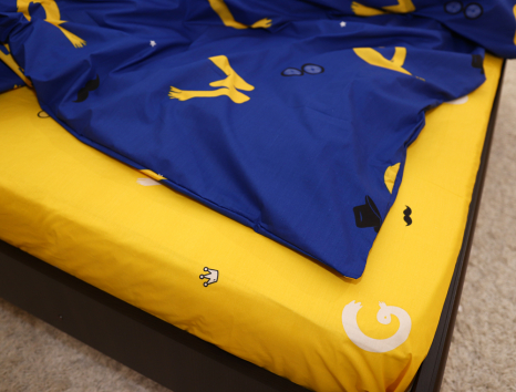 Семейный набор хлопкового постельного белья из Бязи "Gold" №154273AB Черешенка™