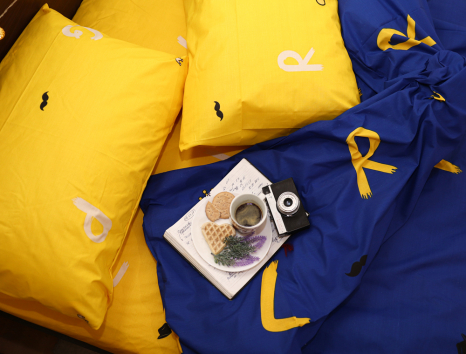 Евро макси набор постельного белья 200*220 из Бязи "Gold" №154273AB Черешенка™