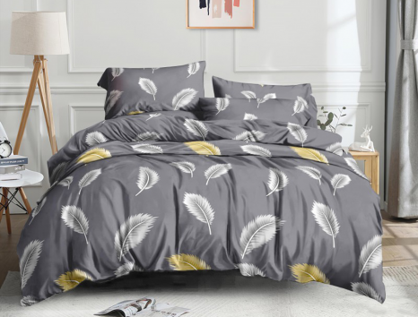 Полуторний набір постільної білизни 150*220 із полікотону №2000121 Черешенька™