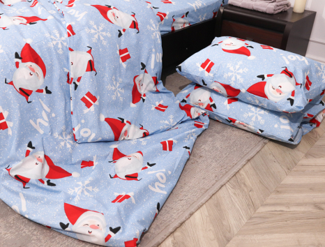 Полуторний набір постільної білизни 150*220 із Бязі "Gold" №151019 Черешенька™