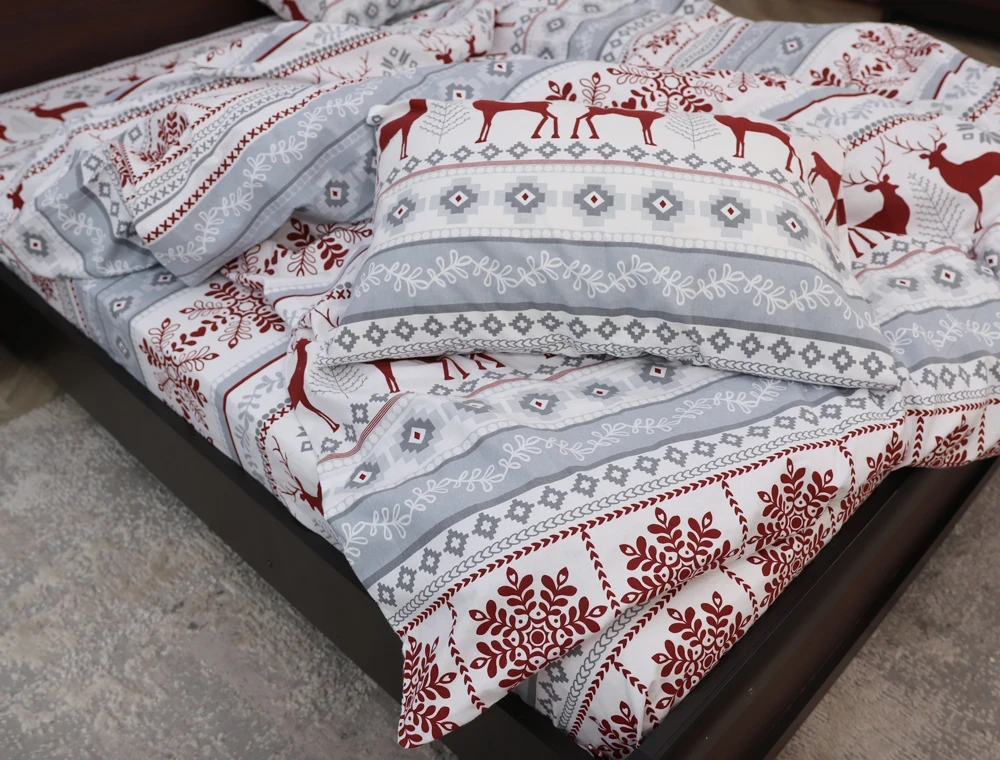 Полуторный набор постельного белья 150*220 из Фланели №954209 Черешенка™