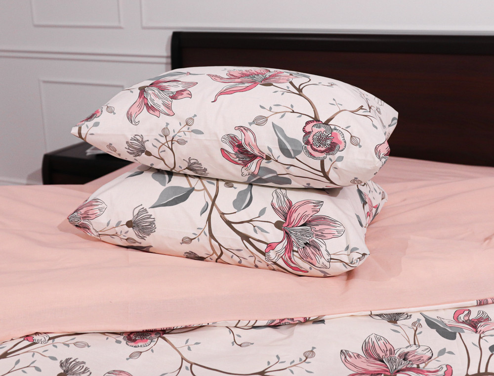 Полуторный набор постельного белья 150*220 из Бязи "Gold" №150755АВ Черешенка™