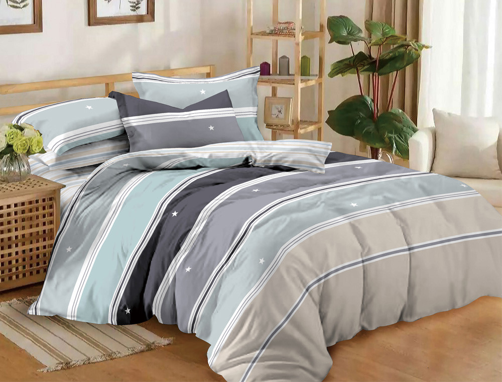 Евро макси набор постельного белья 200*220 из Сатина №022 Черешенка™