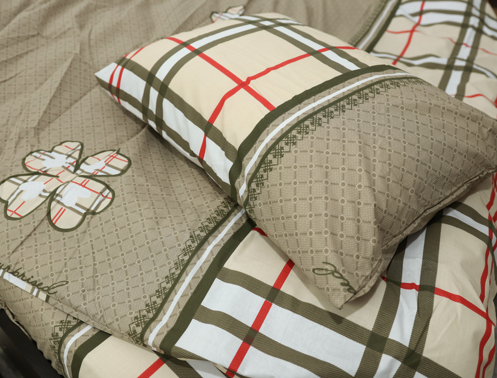 Двуспальный набор постельного белья 180*220 из Бязи "Gold" №154708 Черешенка™