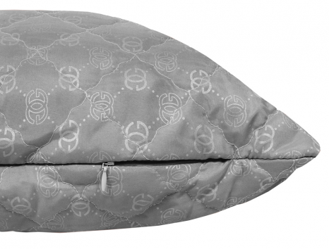 Подушка стьобана на блискавці 70*70 мікрофібра/холлофайбер №7070-23