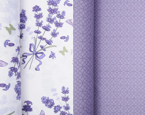 Ткань для постельного белья Сатин S-356 (A+B) - (60м+60м)