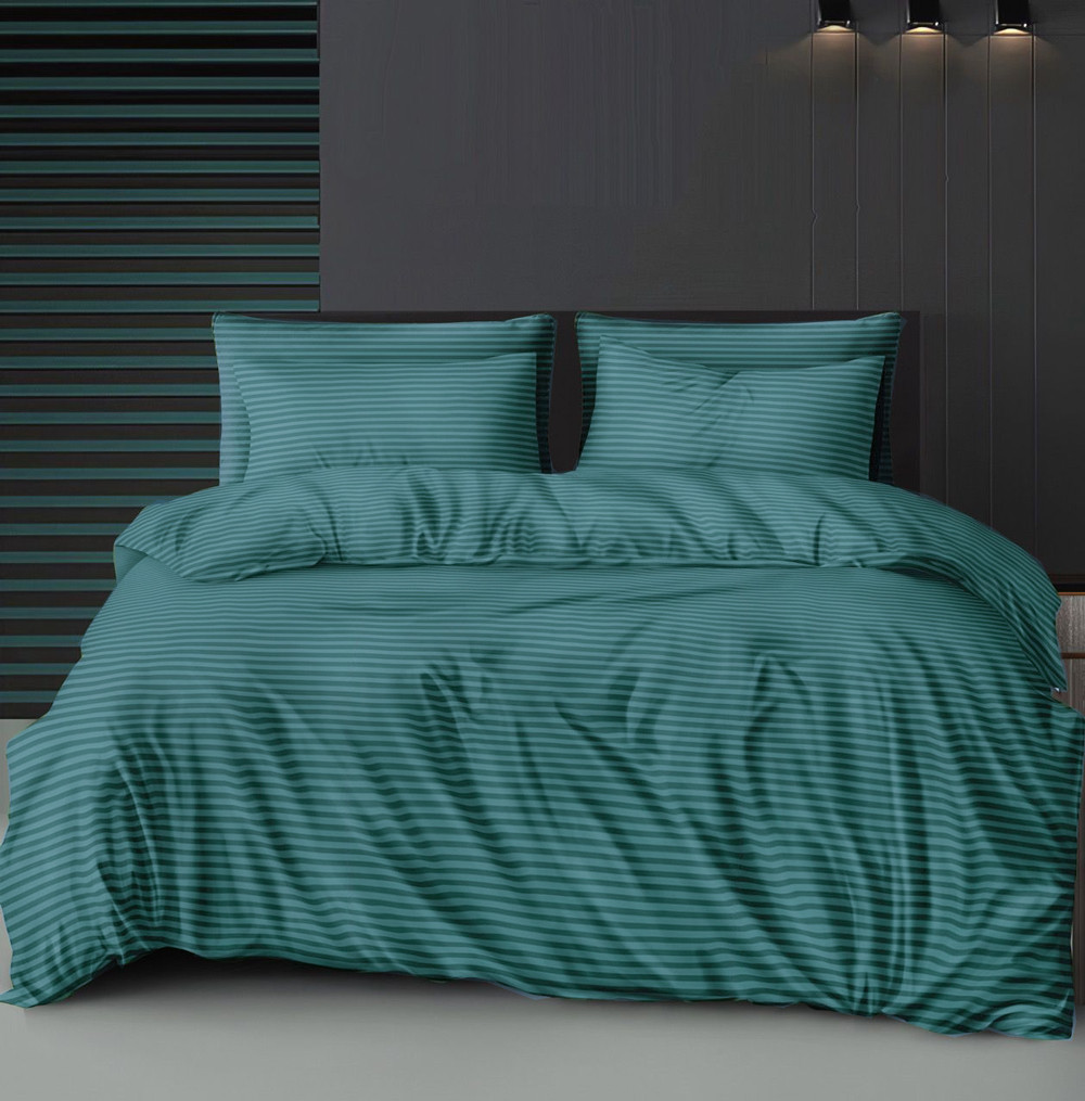 Тканина для постільної білизни Бязь "Gold" Lux однотонна GLS11034green (50м)