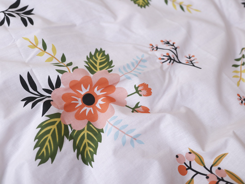 Двоспальний набір постільної білизни 180*220 із Бязі "Gold" №151597AB Черешенка™