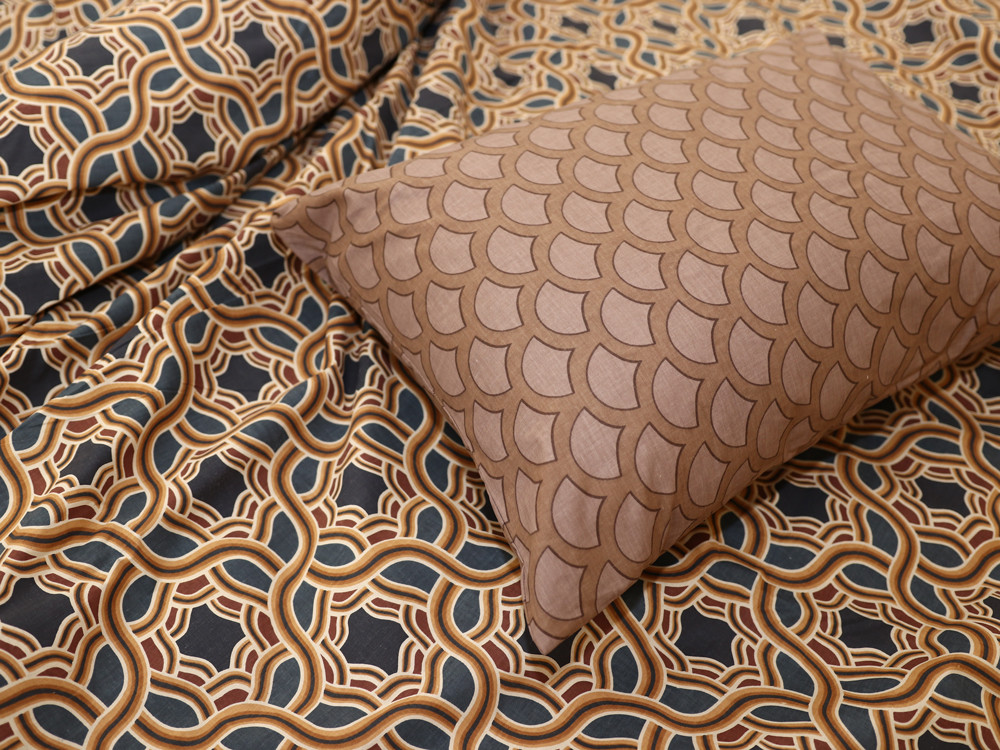 Сімейний набір постільної білизни із Бязі "Gold" №154425AB Черешенка™