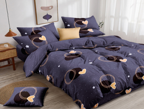 Двоспальний набір постільної білизни 180*220 із Ранфорсу №1884 Черешенка™