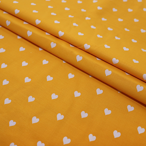 Ткань для постельного белья Бязь "Gold" Lux "История о любви GL1537 (A+B) - (50м+50м)