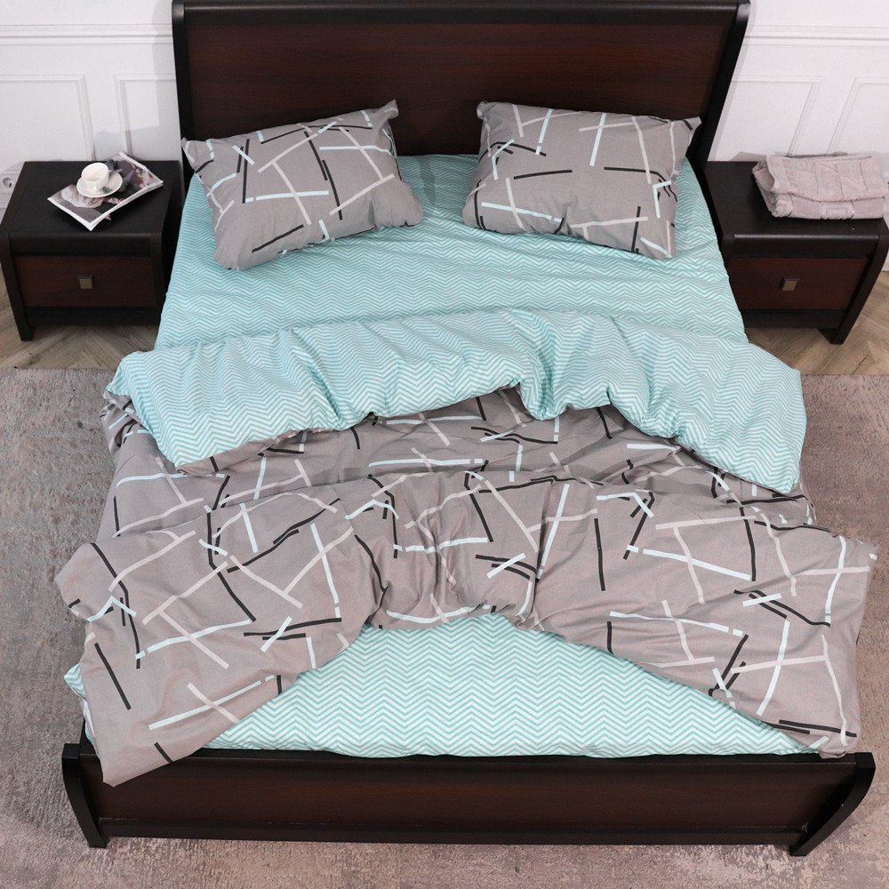 Полуторный набор постельного белья 150*220 из Бязи "Gold" №154061AB Черешенка™