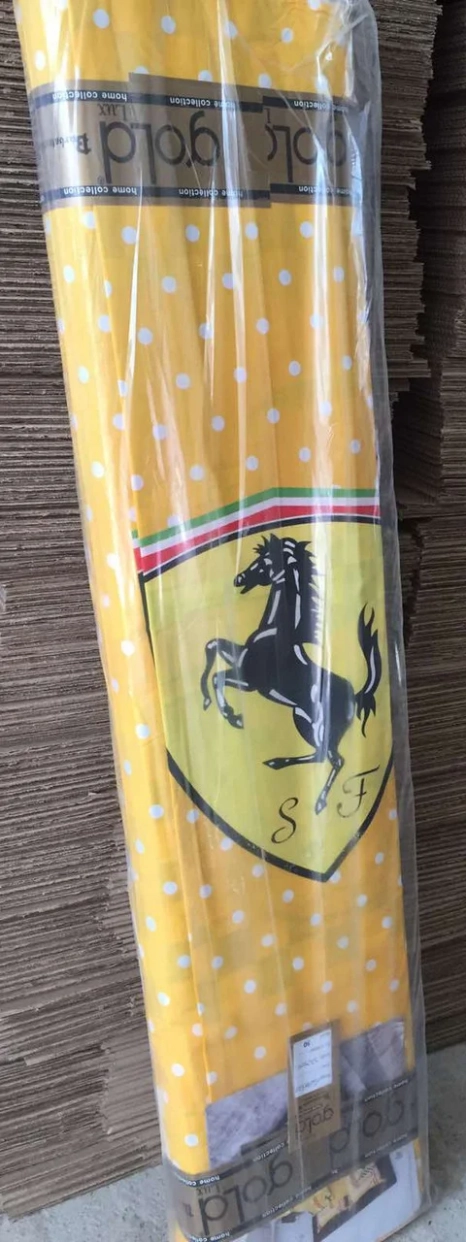 Ткань для постельного белья Бязь "Gold" Lux детская "Феррари" GLB4311