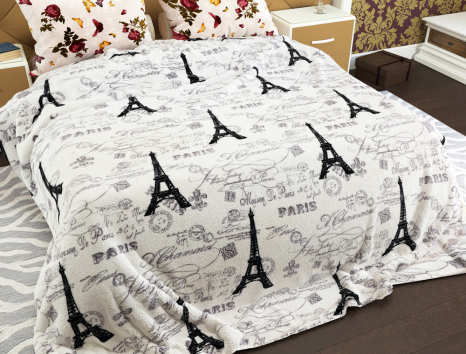 Двоспальний флісовий плед №33650