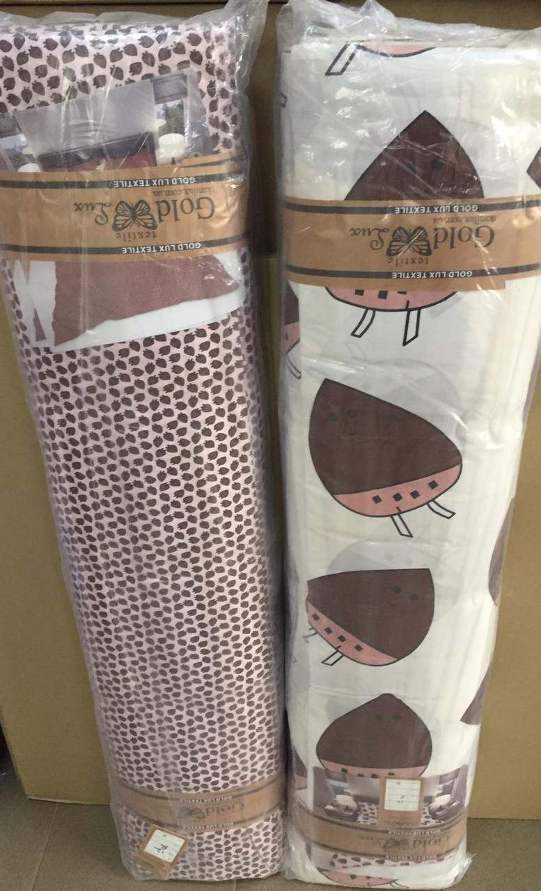 Ткань для постельного белья Бязь "Gold" Lux "Сумасшедшие лесные орехи" GL1642 (A+B) - (50м+50м)