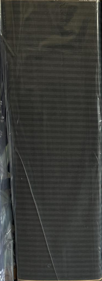 Тканина для постільної білизни Бязь "Gold" Lux смугаста GLS226-1black (50м) - смужка 2 см