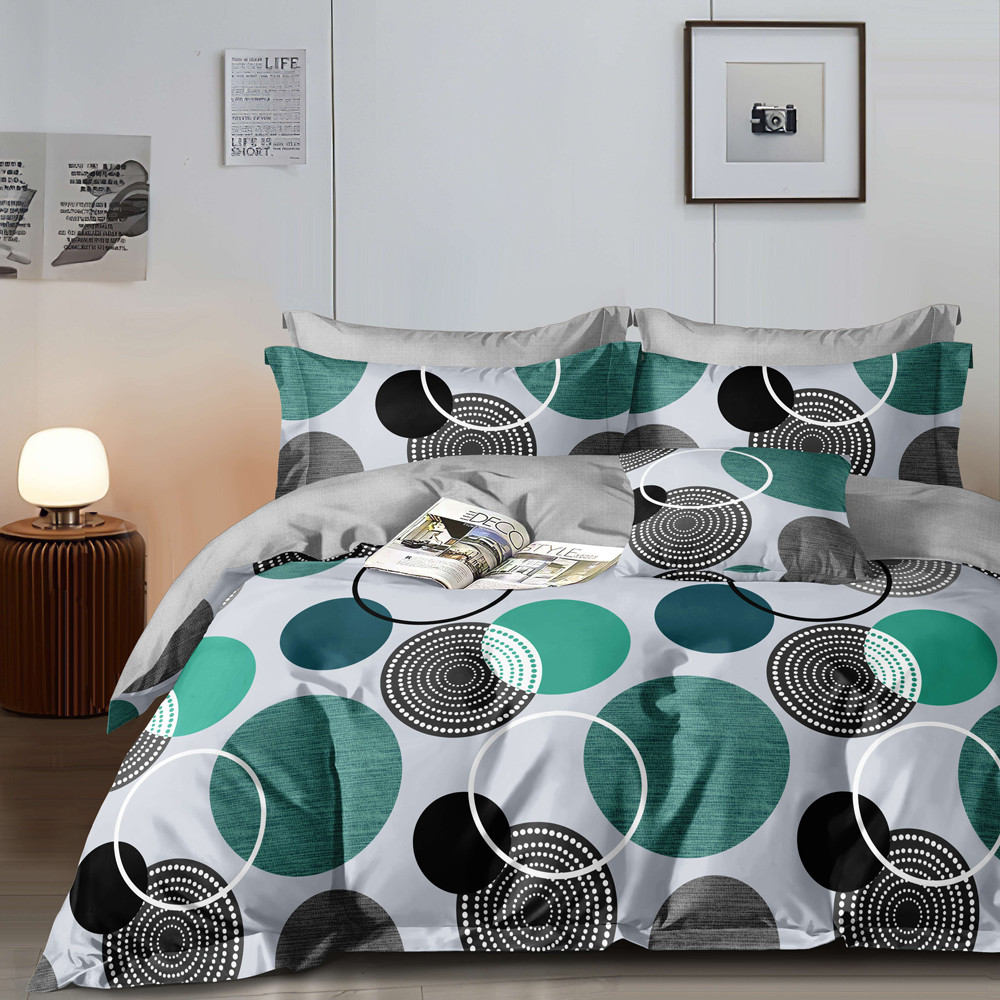 Двуспальный набор постельного белья 180*220 из Сатина №44403A Черешенка™