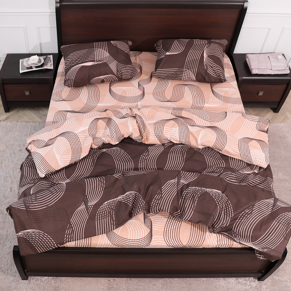 Євро-максі набір постільної білизни 200*220 із Бязі "Gold" №151180АВ Черешенка™