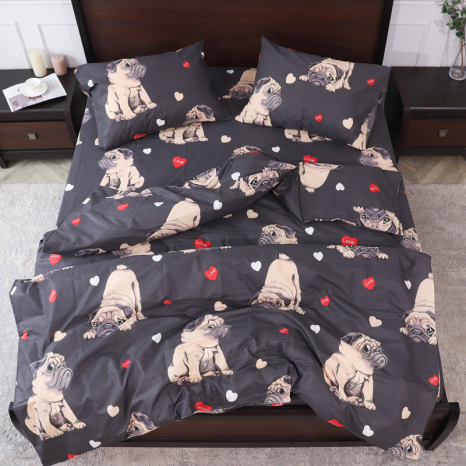 Двуспальный набор постельного белья 180*220 из Бязи "Gold" №153396 Черешенка™