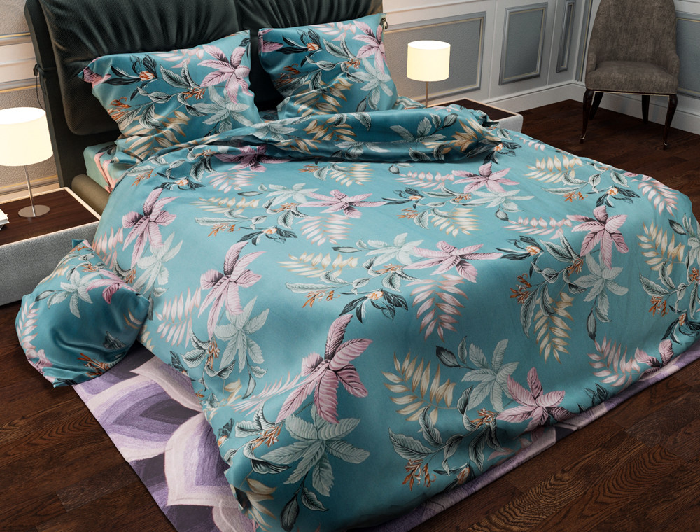 Сімейний набір постільної білизни із Бязі "Gold" №154656 Черешенка™