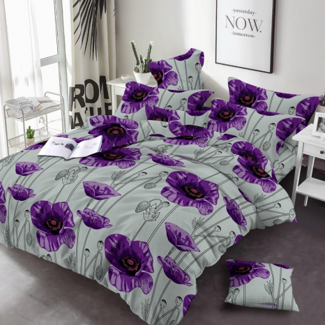 Тканина для постільної білизни Бязь "Gold" Lux GL36500grey