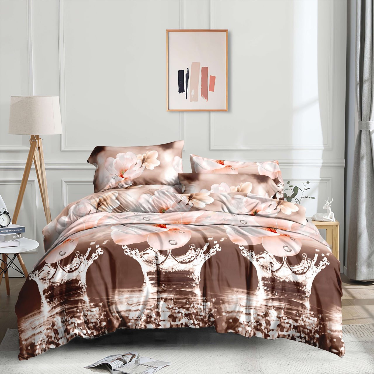 Ткань для постельного белья Сатин S-1890 (50м)