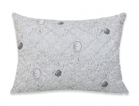 Подушка стьобана на блискавці 50*70 мікрофібра/холлофайбер №5070-4