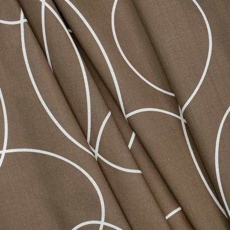 Ткань для постельного белья Бязь "Gold" Lux "Геометрический вальс" GL1401 (A+B) - (50м+50м)