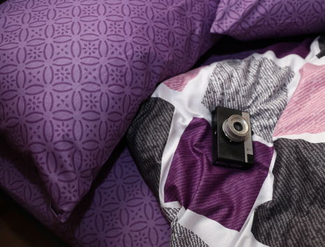 Евро макси набор постельного белья 200*220 из Сатина №054AB Черешенка™