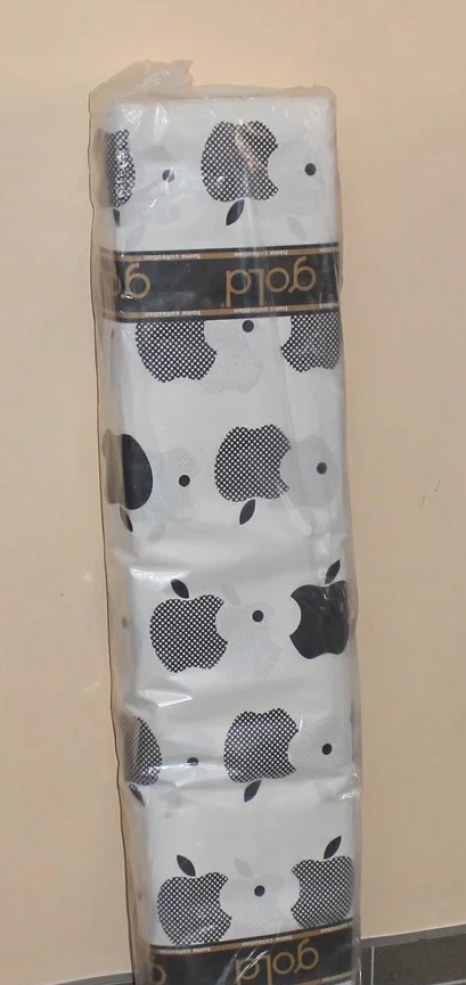 Тканина для постільної білизни Бязь "Gold" Lux "Apple (білий)" GL1124