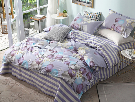 Сімейний набір постільної білизни із Бязі "Gold" №151442AB Черешенка™