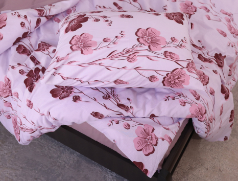 Евро макси набор постельного белья 200*220 из Бязи "Gold" №151617АВ Черешенка™