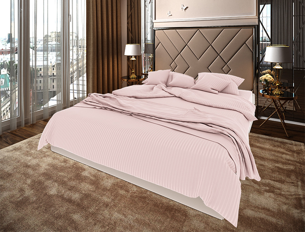 Ткань для постельного белья Страйп-сатин ST12-1605 (50м)