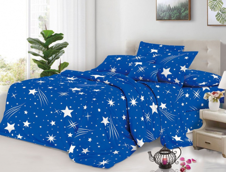 Сімейний набір постільної білизни 240*220 із полікотону №207604 Черешенька™