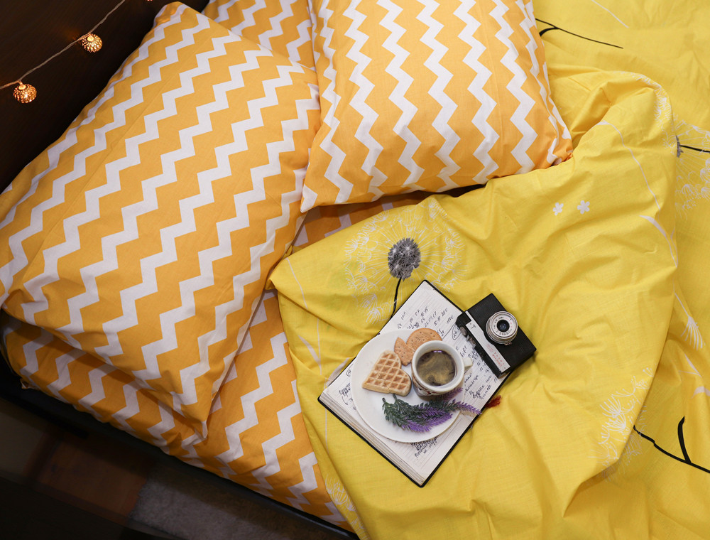 Семейный набор хлопкового постельного белья из Бязи "Gold" №151523AB Черешенка™