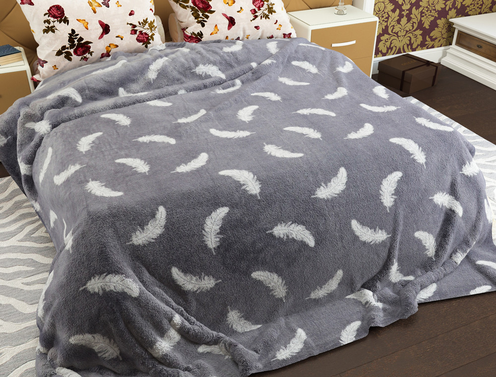 Двоспальний флісовий плед №33698