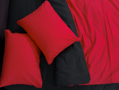 Євро-максі набір однотонної постільної білизни 200*220 із Бязі "Gold" №1540631AB Черешенька™