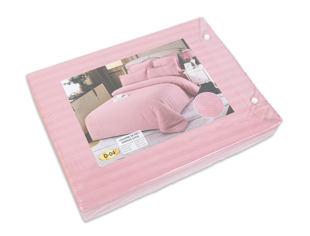 Евро макси набор постельного белья 200*230 из Страйп Сатина D-04