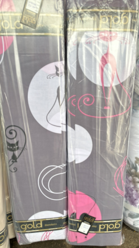 Ткань для постельного белья Бязь "Gold" Lux GL1664pink-A