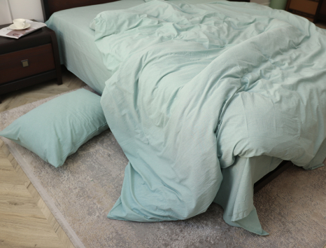 Семейный набор хлопкового постельного белья из Вареного Хлопка №87122 Черешенка™