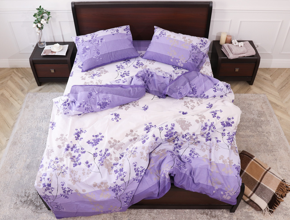 Євро-максі набір постільної білизни 200*220 із Бязі "Gold" №157064 Черешенка™