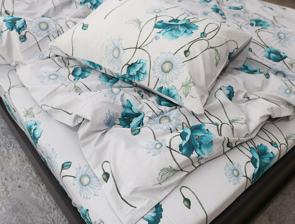 Євро-максі набір постільної білизни 200*220 із Бязі "Gold" №157864 Черешенка™