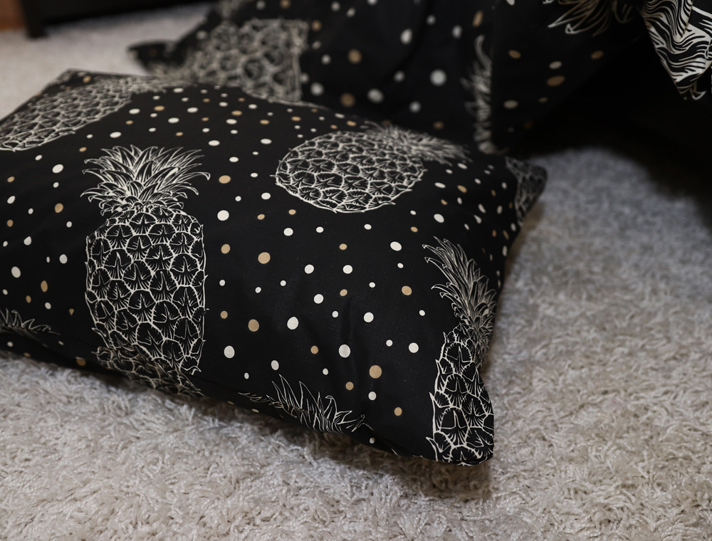 Семейный набор хлопкового постельного белья из Бязи "Gold" №151535AB Черешенка™