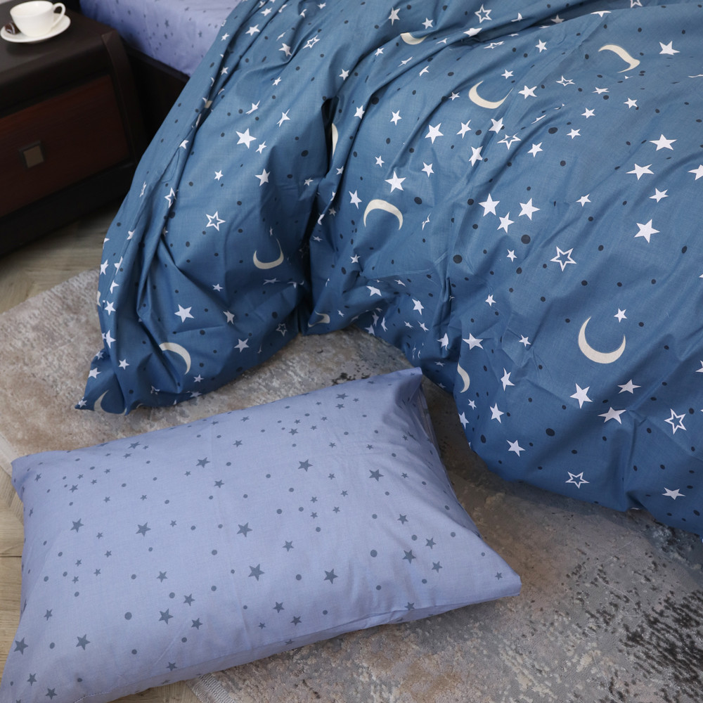 Євро-максі набір постільної білизни 200*220 із Бязі "Gold" №15579AB Черешенка™