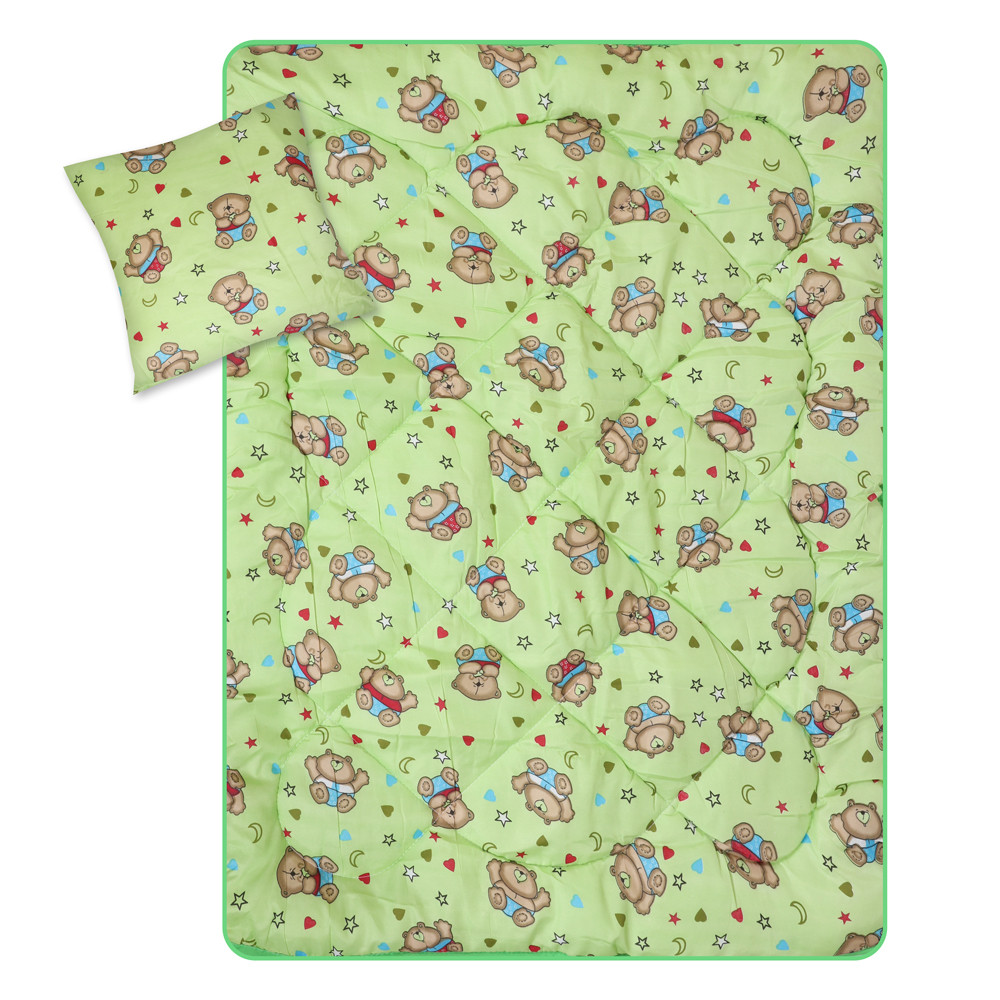 Комплект дитяча ковдра 105x135 + подушка 50x50 №2124