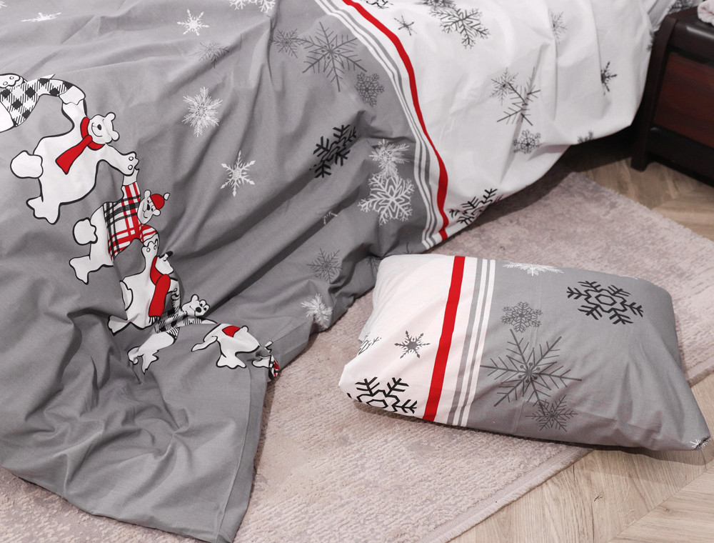 Семейный набор хлопкового постельного белья из Бязи "Gold" №157968 Черешенка™