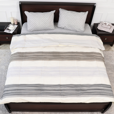 Полуторный набор постельного белья 150*220 из Бязи "Gold" №515046AB Черешенка™