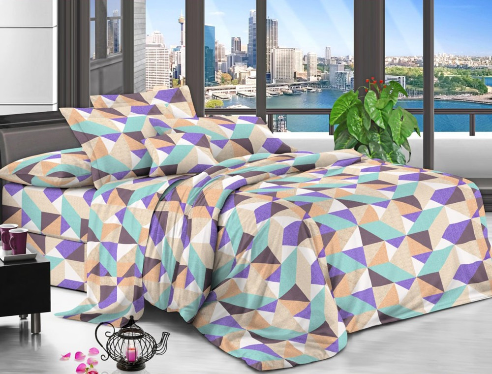 Полуторный набор постельного белья 150*220 из поликотона №204257 Черешенка™